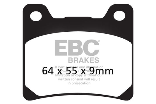 EBC - EBC Double-H Sintered Sportbike Pad Set (FA088HH)