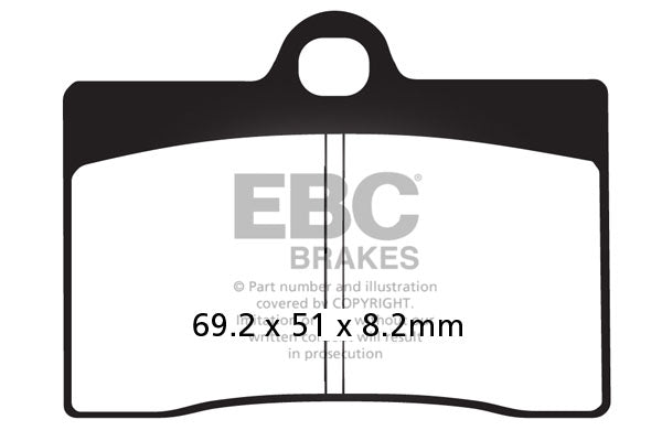 EBC - EBC Double-H Sintered Sportbike Pad Set (FA095HH)