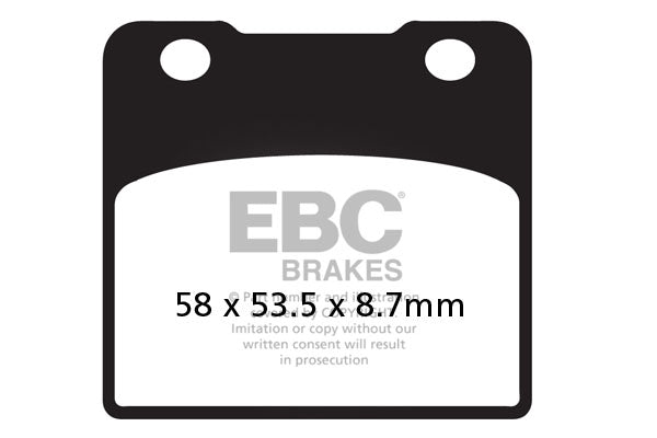 EBC - EBC Double-H Sintered Sportbike Pad Set (FA103HH)