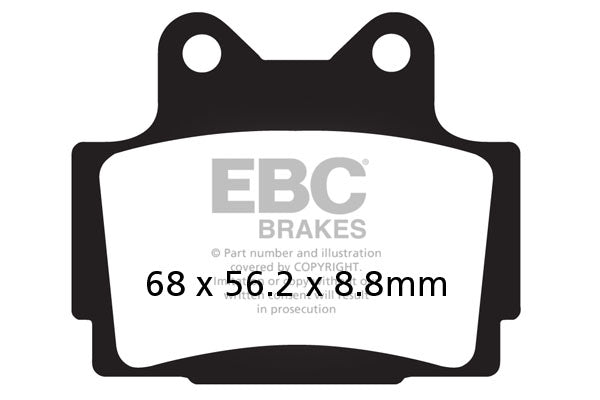 EBC - EBC Double-H Sintered Sportbike Pad Set (FA104HH)