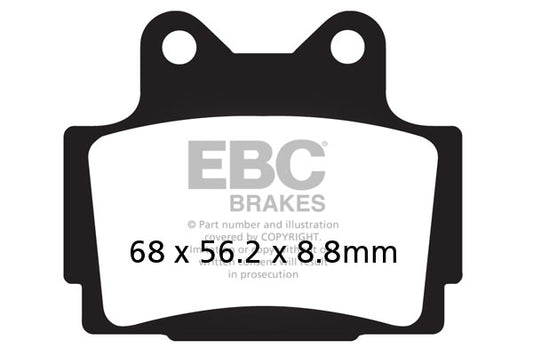 EBC - EBC Double-H Sintered Sportbike Pad Set (FA104HH)