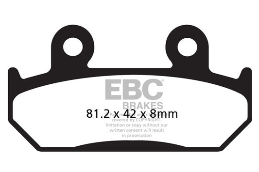 EBC - EBC Double-H Sintered Sportbike Pad Set (FA121HH)