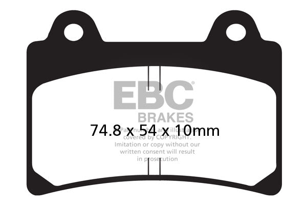 EBC - EBC Double-H Sintered Sportbike Pad Set (FA123HH)