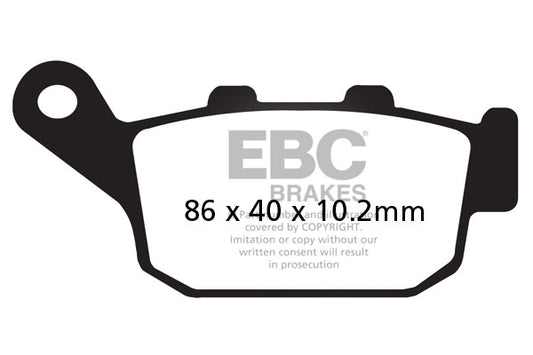 EBC - EBC Double-H Sintered Scooter Pad Set (SFA140HH)