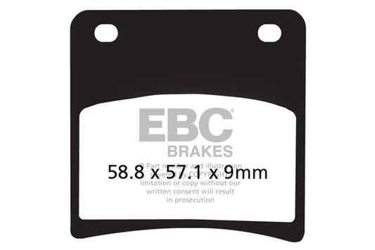 EBC - EBC Double-H Sintered Sportbike Pad Set (FA146HH)