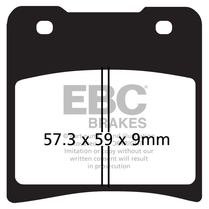 EBC - EBC Double-H Sintered Sportbike Pad Set (FA150HH)