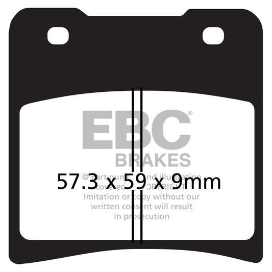 EBC - EBC Double-H Sintered Sportbike Pad Set (FA150HH)