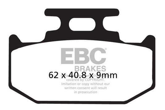EBC - EBC MXS Formula MX Race Pad Set With Pins (MXS152)