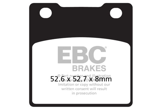 EBC - EBC Double-H Sintered Sportbike Pad Set (FA161HH)