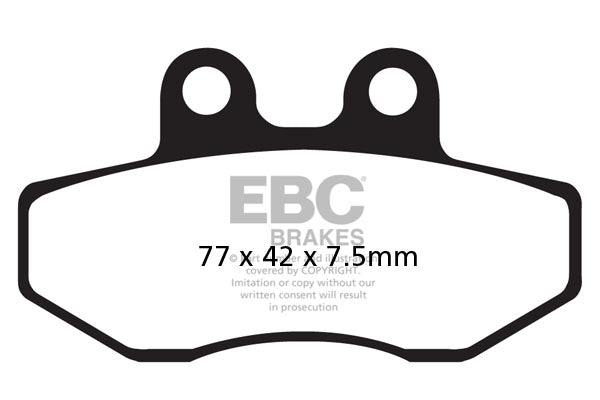 EBC - EBC Double-H Sintered Sportbike Pad Set (FA167HH)