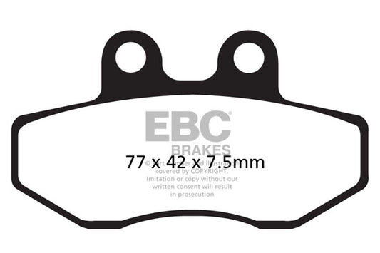 EBC - EBC Double-H Sintered Sportbike Pad Set (FA167HH)