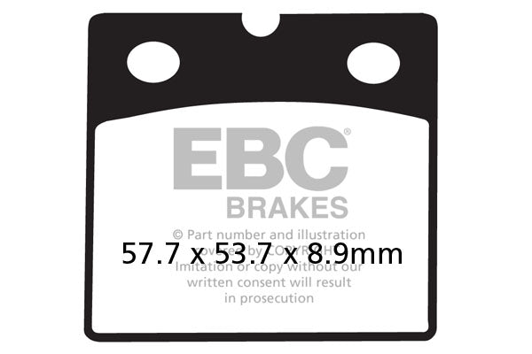 EBC - EBC Double-H Sintered Sportbike Pad Set (FA171HH)