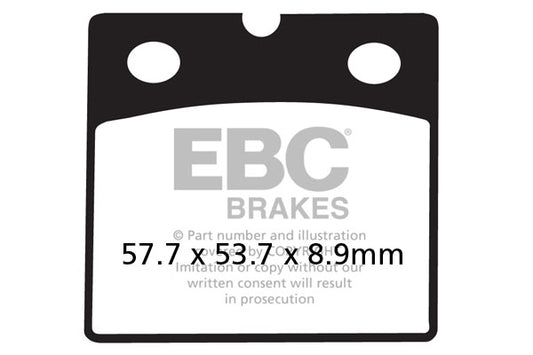 EBC - EBC Double-H Sintered Sportbike Pad Set (FA171HH)