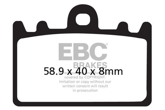 EBC - EBC Double-H Sintered Sportbike Pad Set (FA180HH)