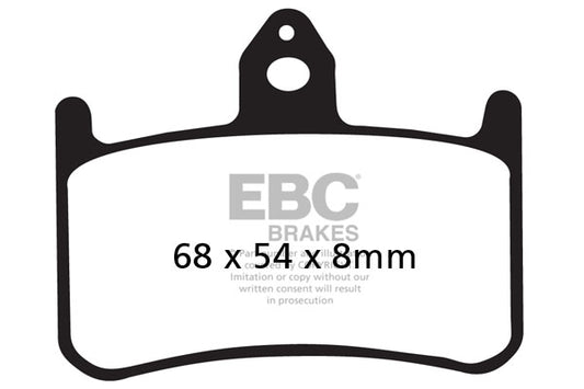 EBC - EBC Double-H Sintered Sportbike Pad Set (FA187HH)