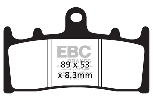 EBC - EBC Double-H Sintered Sportbike Pad Set (FA188HH)