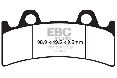 EBC - EBC Double-H Sintered Sportbike Pad Set (FA190HH)