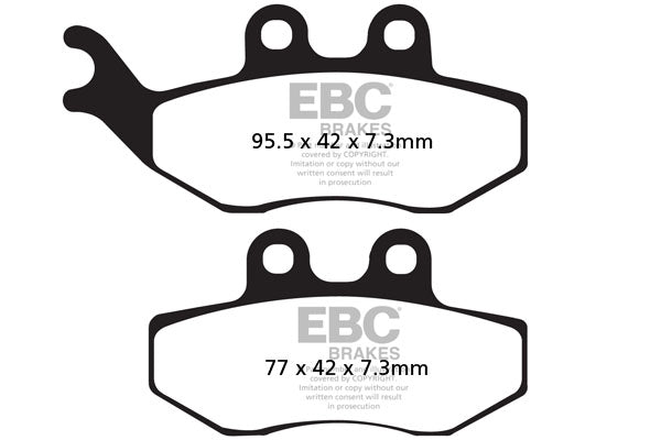 EBC - EBC Double-H Sintered Sportbike Pad Set (FA194HH)