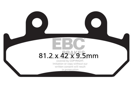 EBC - EBC Double-H Sintered Sportbike Pad Set (FA203HH)