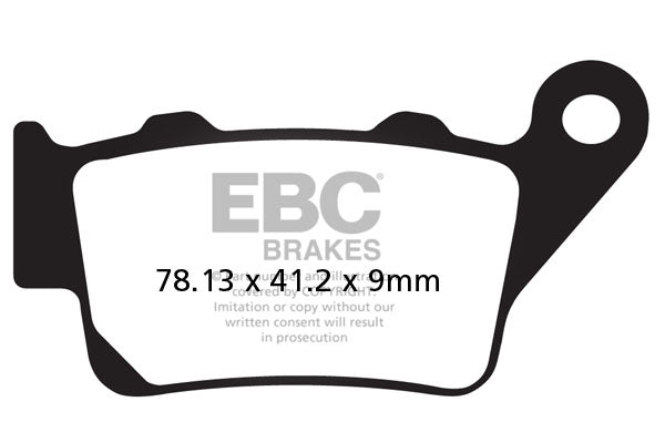 EBC - EBC Double-H Sintered Sportbike Pad Set (FA213HH)