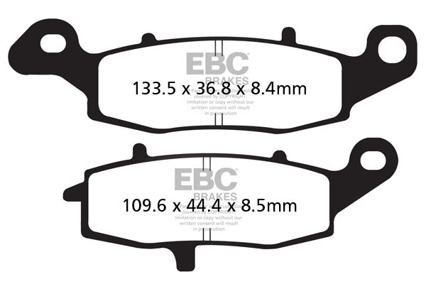 EBC - EBC Double-H Sintered Sportbike Pad Set (FA231HH)