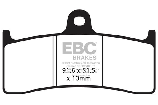 EBC - EBC Double-H Sintered Sportbike Pad Set (FA249HH)