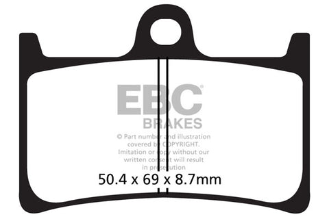 EBC - EBC Double-H Sintered Sportbike Pad Set (FA252HH)