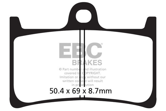 EBC - EBC Double-H Sintered Scooter Pad Set (SFA252HH)