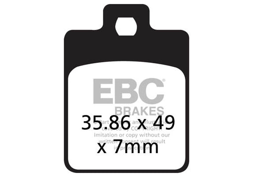 EBC - EBC Double-H Sintered Scooter Pad Set (SFA260HH)