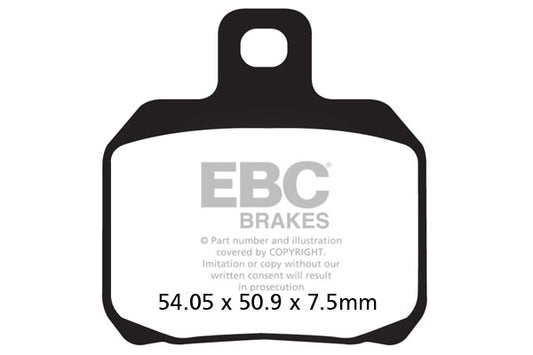 EBC - EBC Double-H Sintered Sportbike Pad Set (FA266HH)