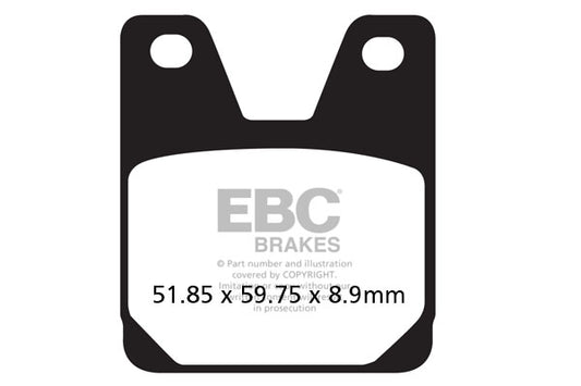 EBC - EBC Double-H Sintered Sportbike Pad Set (FA267HH)