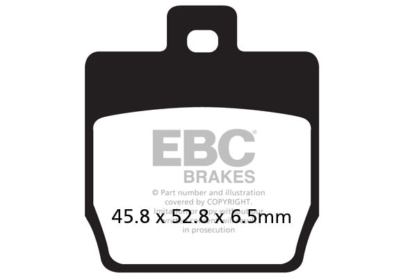 EBC - EBC Double-H Sintered Scooter Pad Set (SFA268HH)