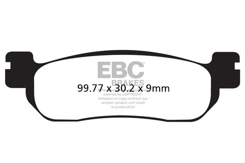 EBC - EBC Double-H Sintered Scooter Pad Set (SFA275HH)