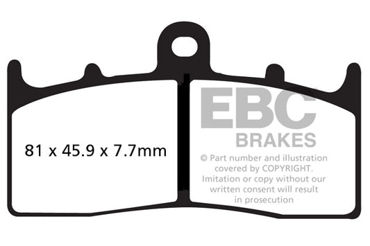 EBC - EBC Double-H Sintered Sportbike Pad Set (FA294HH)