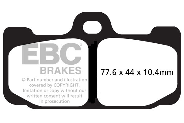 EBC - Race Use Only - Sintered GPFAX Compound Race Pad (GPFAX295HH)