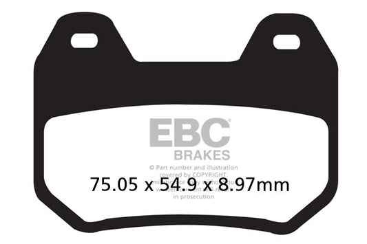 EBC - EBC Double-H Sintered Sportbike Pad Set (FA304HH)