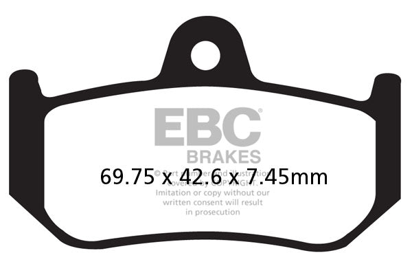 EBC - EBC Double-H Sintered Sportbike Pad Set (FA320HH)