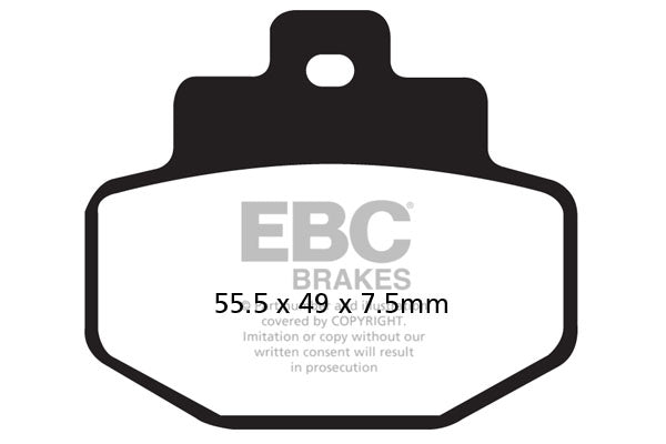 EBC - EBC Double-H Sintered Scooter Pad Set (SFA321HH)