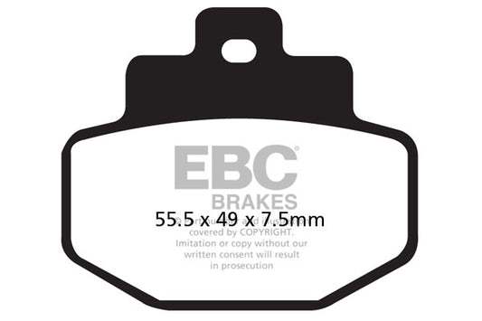 EBC - EBC Double-H Sintered Scooter Pad Set (SFA321HH)