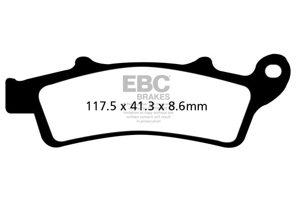 EBC - EBC Double-H Sintered Scooter Pad Set (SFA324HH)