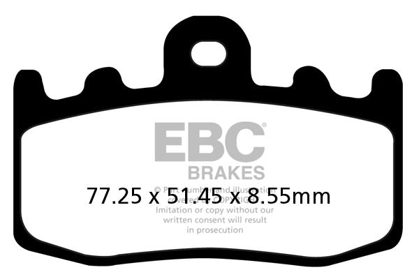 EBC - EBC Double-H Sintered Sportbike Pad Set (FA335HH)