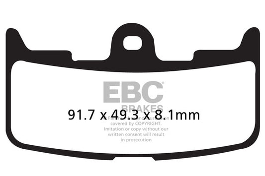 EBC - EBC Double-H Sintered Sportbike Pad Set (FA345HH)