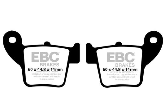 EBC - EBC MXS Formula MX Race Pad Set With Pins (MXS346)