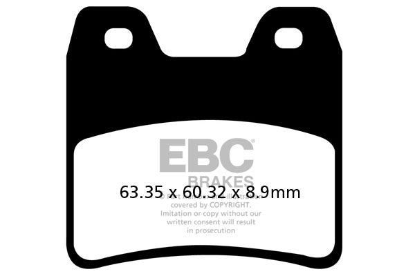 EBC - EBC Double-H Sintered Sportbike Pad Set (FA348HH)