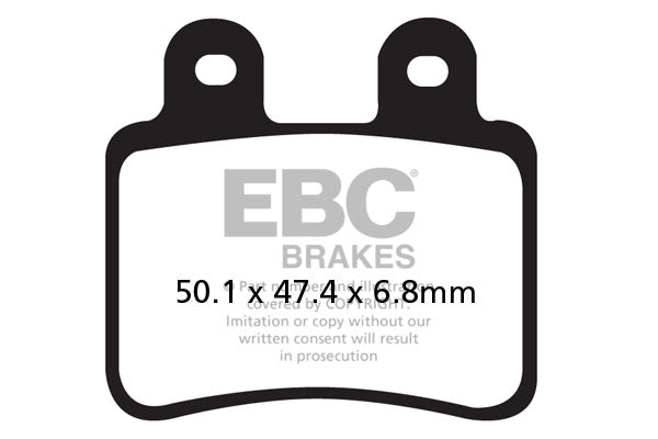 EBC - EBC Double-H Sintered Scooter Pad Set (SFA350HH)