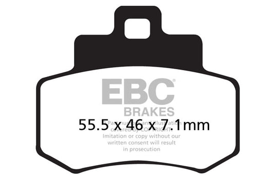 EBC - EBC Double-H Sintered Scooter Pad Set (SFA356HH)