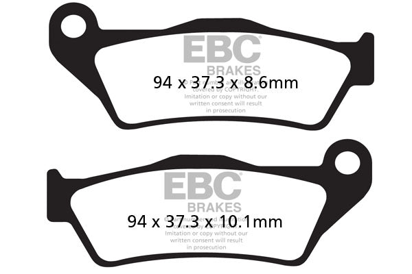 EBC - EBC Double-H Sintered Sportbike Pad Set (FA363HH)