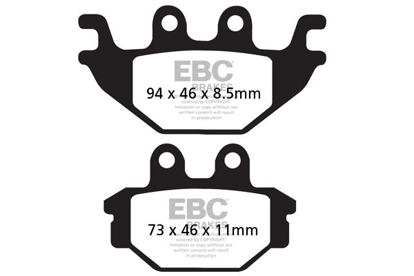 EBC - EBC Double-H Sintered Sportbike Pad Set (FA377HH)