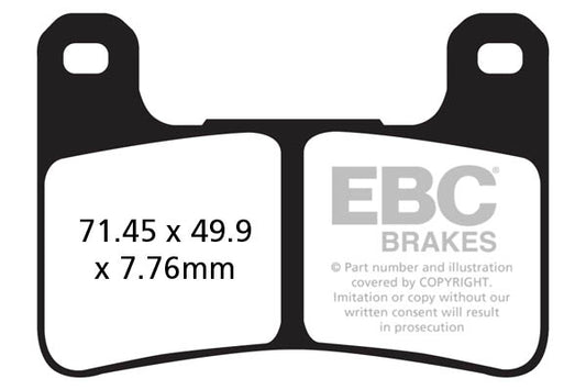 EBC - EBC Double-H Sintered Sportbike Pad Set (FA379HH)