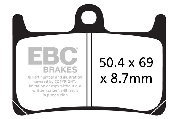 EBC - EBC Double-H Sintered Sportbike Pad Set (FA380HH)